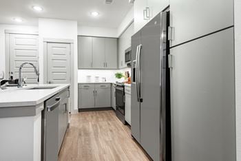 Studio, one, and two bedroom residences and townhomes